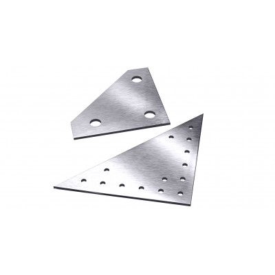 Косынка металлическая 100х110х6, Ст3, Диаметр отв.1-13мм, Кол-во отверстий1-2шт