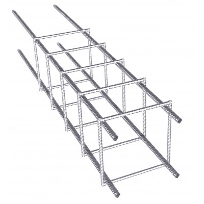 Арматурный каркас АРК-3, Количество арматуры 12 арм., Размер арматуры D16х220, D16х300, D16х440 , Марка стали А500С