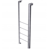 Стремянка Лм-1, Размер пластины или уголка 10х100х130, Диаметр и размер трубы 40х40х4, L=90, L=1755, Количество арматуры 6 арм., Размер арматуры Квадрат 20х520, Количество отверстий 8 отв., Диаметр отверстий D11, Марка стали Ст3